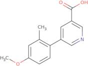 5-(4-Methoxy-2-methylphenyl)pyridine-3-carboxylic acid