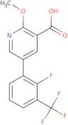 5-(2-Fluoro-3-trifluoromethylphenyl)-2-methoxynicotinic acid