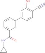 2-Cyano-5-[3-(cyclopropylaminocarbonyl)phenyl]phenol