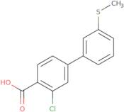 2-Chloro-4-(3-methylthiophenyl)benzoic acid