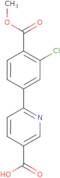 6-(3-Chloro-4-methoxycarbonylphenyl)nicotinic acid