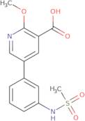 2-Methoxy-5-(3-methylsulfonylaminophenyl)nicotinic acid