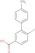 4-Fluoro-3-(4-methylphenyl)benzoic acid