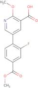 5-(2-Fluoro-4-methoxycarbonylphenyl)-2-methoxynicotinic acid