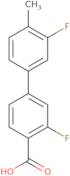 2-Fluoro-4-(3-fluoro-4-methylphenyl)benzoic acid
