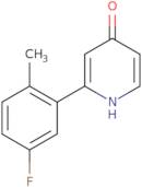 2-(5-Fluoro-2-methylphenyl)pyridin-4(1H)-one
