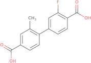 4-(4-Carboxy-3-fluorophenyl)-3-methylbenzoic acid