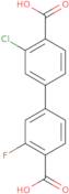 4-(4-Carboxy-3-fluorophenyl)-2-chlorobenzoic acid