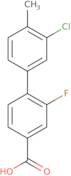 3'-Chloro-2-fluoro-4'-methyl-[1,1'-biphenyl]-4-carboxylic acid