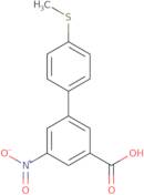 3-(4-Methylthiophenyl)-5-nitrobenzoic acid