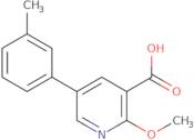 2-Methoxy-5-(3-methylphenyl)nicotinic acid