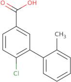 4-Chloro-3-(2-methylphenyl)benzoic acid