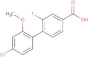 4-(4-Chloro-2-methoxyphenyl)-3-fluorobenzoic acid