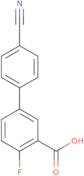 4'-Cyano-4-fluoro-[1,1'-biphenyl]-3-carboxylic acid