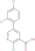 2-Chloro-5-(2,4-dichlorophenyl)nicotinic acid