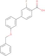 3'-(Benzyloxy)-3-fluoro-[1,1'-biphenyl]-4-carboxylic acid