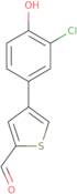 4-(3-Chloro-4-hydroxyphenyl)thiophene-2-carbaldehyde