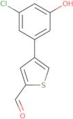 4-(3-Chloro-5-hydroxyphenyl)thiophene-2-carbaldehyde