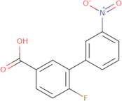 4-Fluoro-3-(3-nitrophenyl)benzoic acid