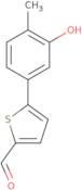 5-(3-Hydroxy-4-methylphenyl)thiophene-2-carbaldehyde