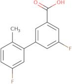 5-Fluoro-3-(5-fluoro-2-methylphenyl)benzoic acid