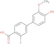 4-(4-Carboxy-3-fluorophenyl)-2-methoxyphenol