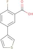 2-Fluoro-5-(thiophen-3-yl)benzoic acid