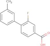 2-Fluoro-3'-methyl-[1,1'-biphenyl]-4-carboxylic acid