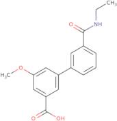 3'-(Ethylcarbamoyl)-5-methoxy-[1,1'-biphenyl]-3-carboxylic acid