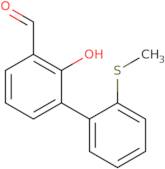 2-Hydroxy-3-(2-methylsulfanylphenyl)benzaldehyde