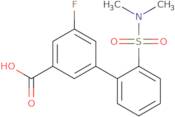 3-(2-N,N-Dimethylsulfamoylphenyl)-5-fluorobenzoic acid