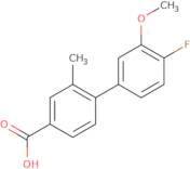 4-(4-Fluoro-3-methoxyphenyl)-3-methylbenzoic acid