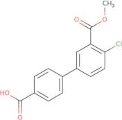 4'-Chloro-3'-(methoxycarbonyl)-[1,1'-biphenyl]-4-carboxylic acid