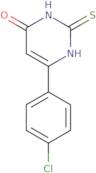 6-(4-Chlorophenyl)-2-thioxo-2,3-dihydropyrimidin-4(1(H))-one
