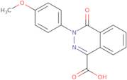 3-(4-Methoxyphenyl)-4-oxo-3,4-dihydrophthalazine-1-carboxylic acid