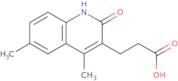 3-(2-Hydroxy-4,6-dimethyl-quinolin-3-yl)-propionic acid