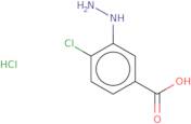 4-Chloro-3-hydrazinylbenzoic acid hydrochloride