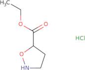 Ethyl 1,2-oxazolidine-5-carboxylate hydrochloride