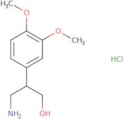 3-Amino-2-(3,4-dimethoxyphenyl)propan-1-ol hydrochloride