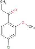 1-(4-Chloro-2-methoxyphenyl)propan-1-one