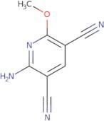 2-Amino-6-methoxypyridine-3,5-dicarbonitrile