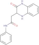 2-(3-Oxo-1,2,3,4-tetrahydroquinoxalin-2-yl)-N-phenylacetamide