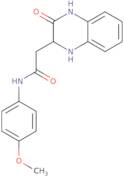 N-(4-Methoxyphenyl)-2-(3-oxo-1,2,3,4-tetrahydroquinoxalin-2-yl)acetamide