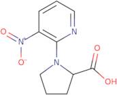 1-(3-Nitro-2-pyridinyl)-2-pyrrolidine-carboxylic acid