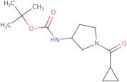 (R)-tert-Butyl 1-(cyclopropanecarbonyl)pyrrolidin-3-ylcarbamate