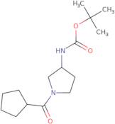 (R)-tert-Butyl 1-(cyclopentanecarbonyl)pyrrolidin-3-ylcarbamate