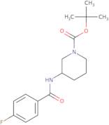 (R)-tert-Butyl 3-(4-fluorobenzamido)piperidine-1-carboxylate