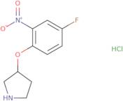 (R)-3-(4-Fluoro-2-nitrophenoxy)pyrrolidine hydrochloride