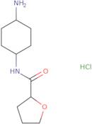 (2S)-N-(4-Aminocyclohexyl)oxolane-2-carboxamide hydrochloride