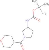 (S)-tert-Butyl 1-(tetrahydro-2H-pyran-4-carbonyl)pyrrolidin-3-ylcarbamate